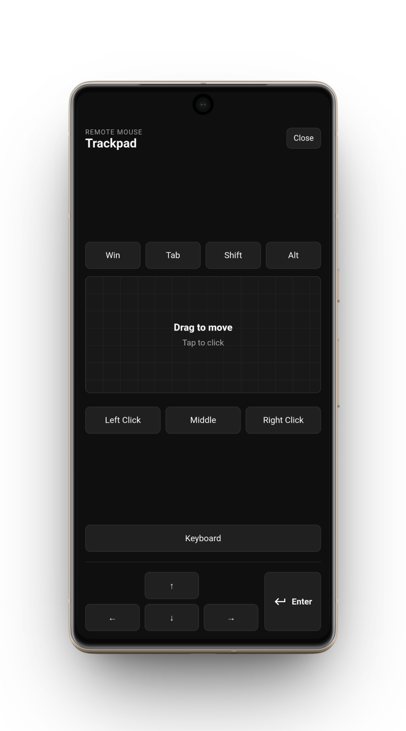 WebTrigger Viewer compact control interface screenshot
